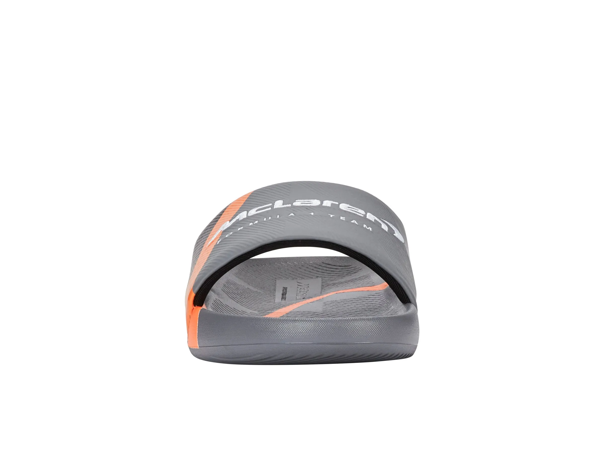 04422-090-M | SLIDE SANDAL X MCLAREN F1 TEAM | ANTHRACITE/BLACK/PAPAYA