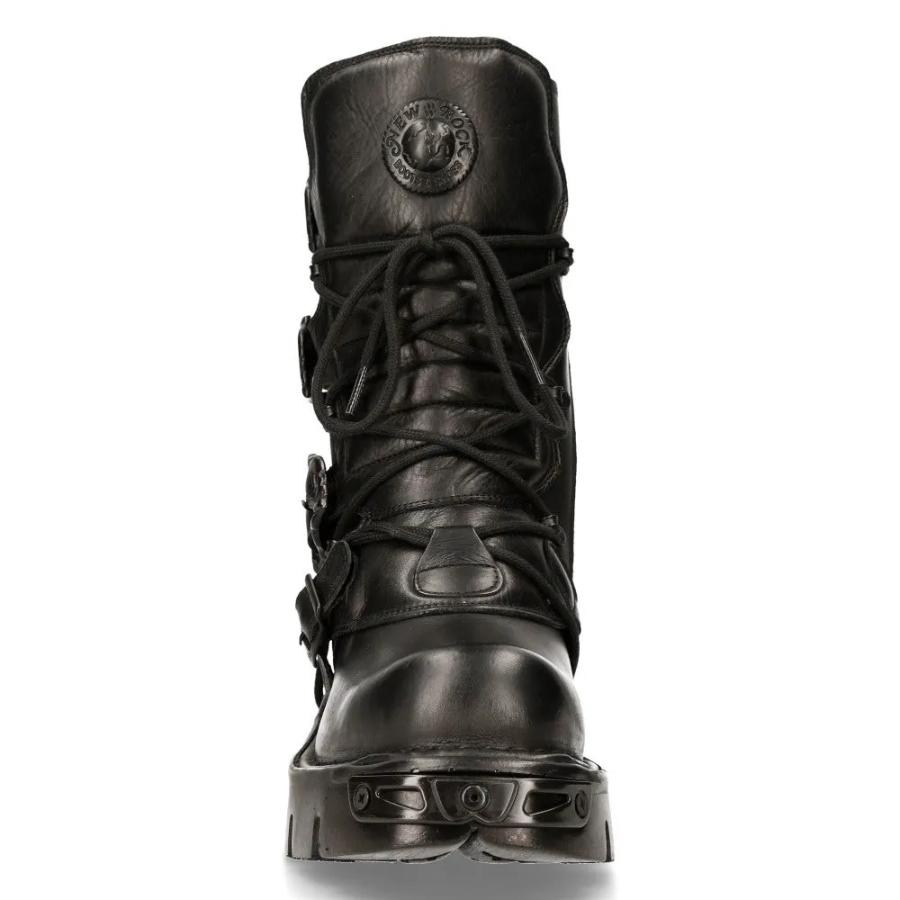 391-S18 Leather Mid Calf Boots
