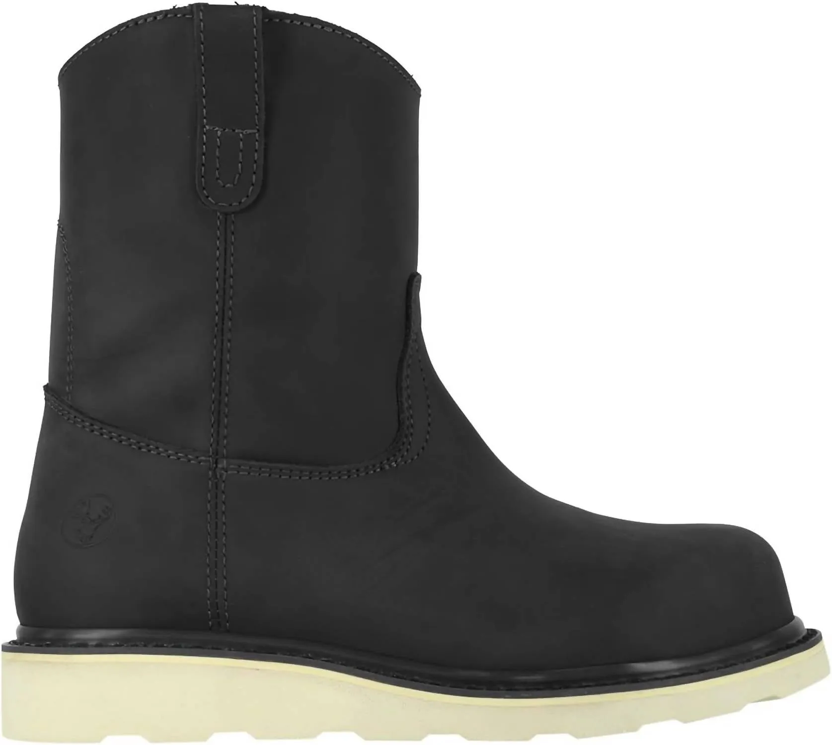 8 Wellington Steel Toe Work Boots  Electrical Hazard Rated 166 In Black