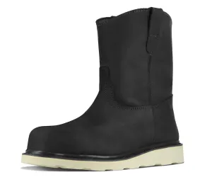 8 Wellington Steel Toe Work Boots  Electrical Hazard Rated 166 In Black