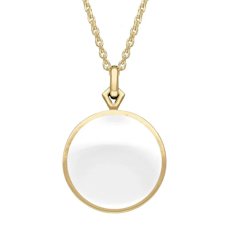 9ct Yellow Gold Bauxite Flore Filigree Necklace