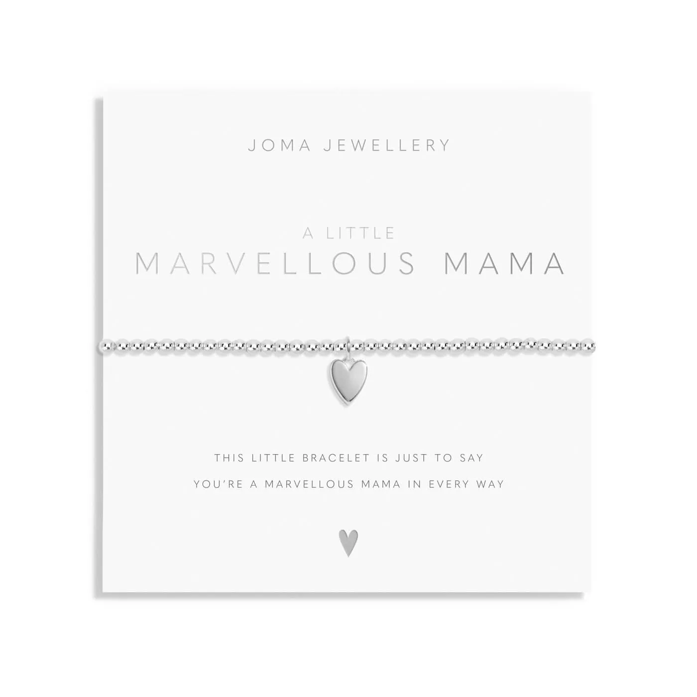 A Little Marvellous Mama Silver Plated Bracelet 8161