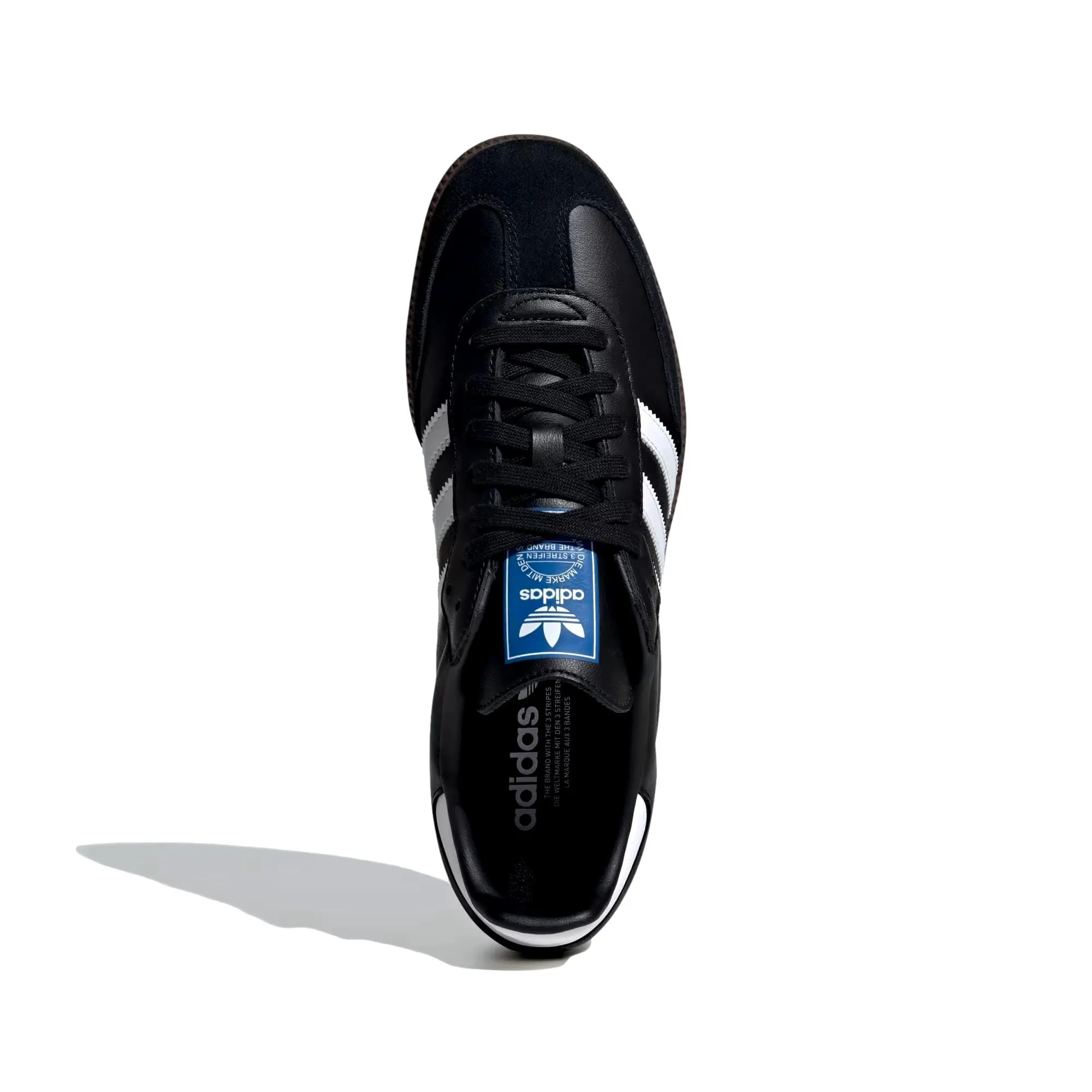 Adidas Samba OG Core Black / Cloud White / Gum  B75807 Men's
