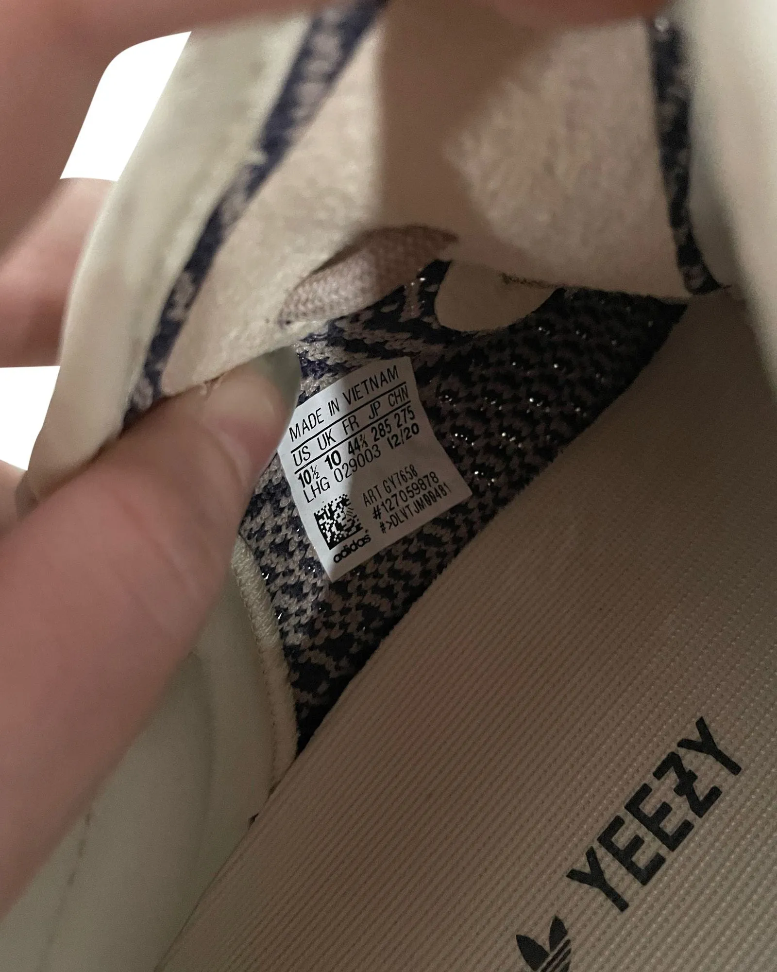 Adidas Yeezy Boost 350 V2 in Ash Pearl Synthetic Primeknit