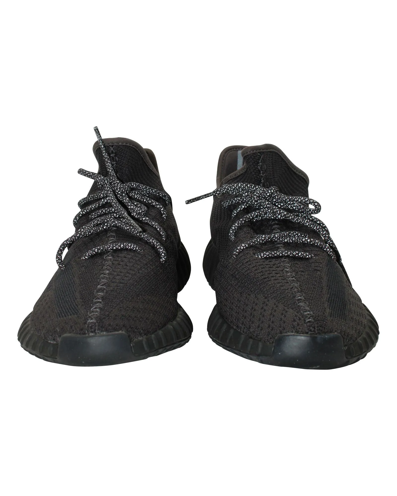 Adidas Yeezy Boost 350 V2 Sneakers in 'Onyx' Black Synthetic