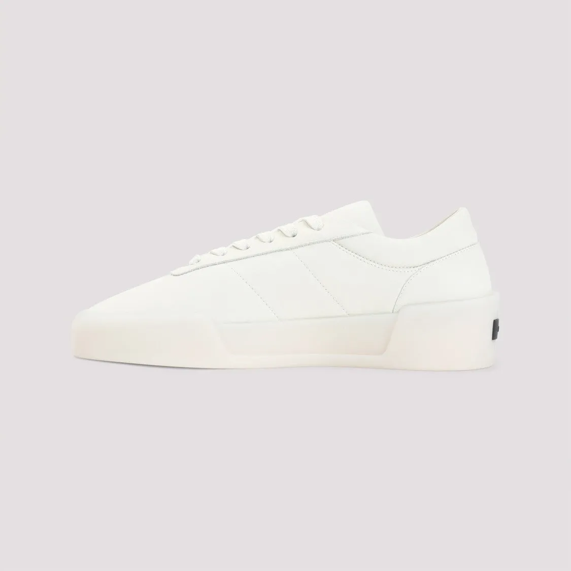 Aerobic Low White Calf Leather Sneakers