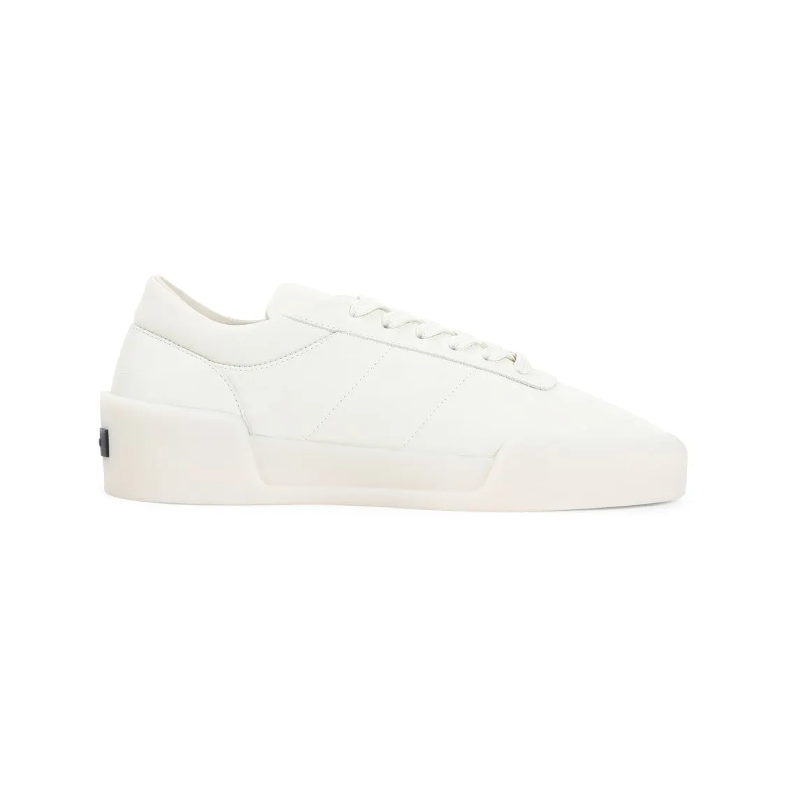 Aerobic Low White Calf Leather Sneakers
