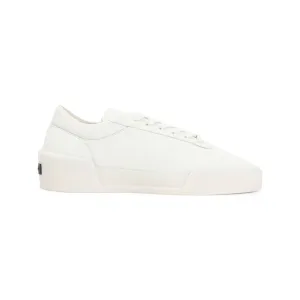 Aerobic Low White Calf Leather Sneakers
