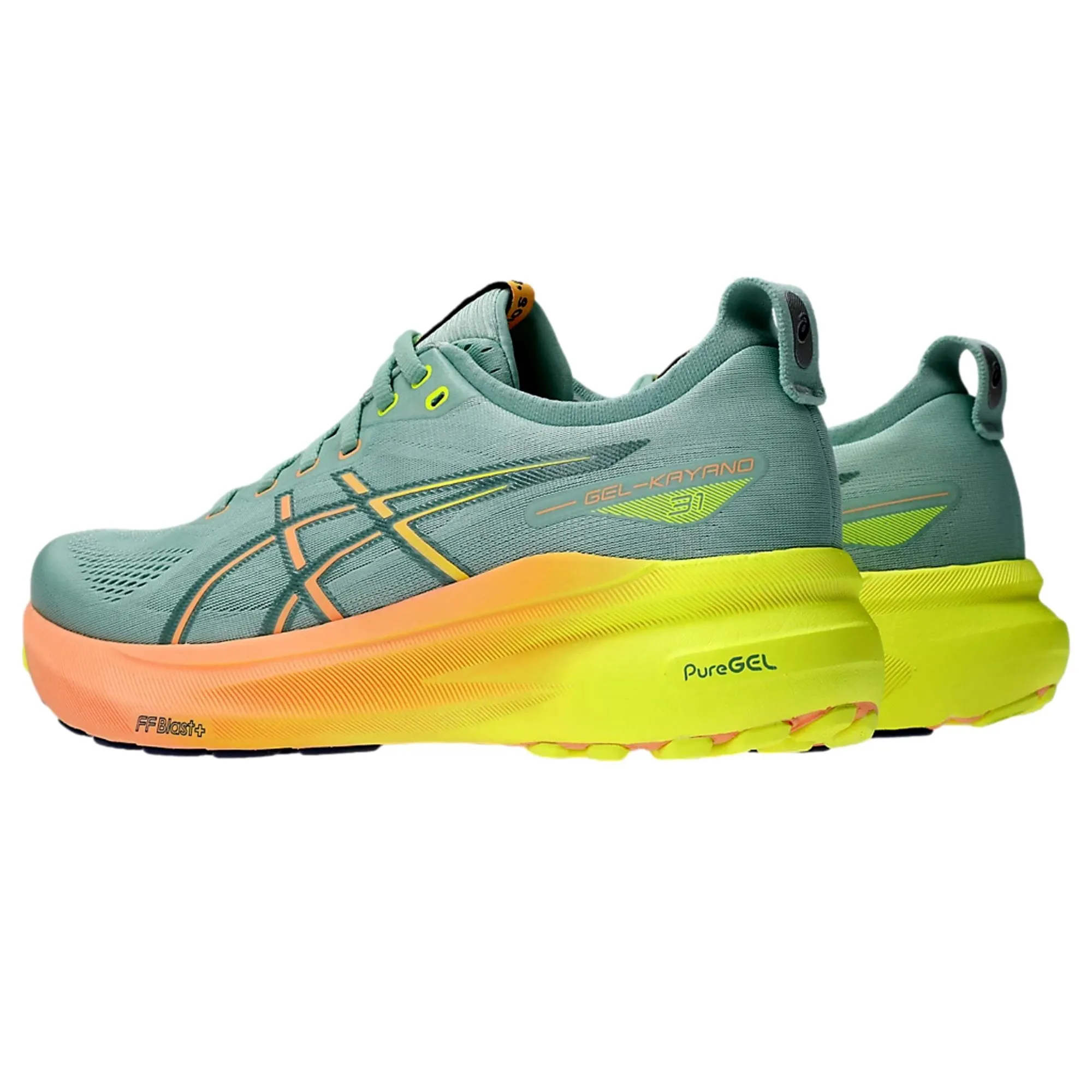 Asics GEL-Kayano 31 Paris Light Celadon / Safety Yellow  1011B929-750 Men's