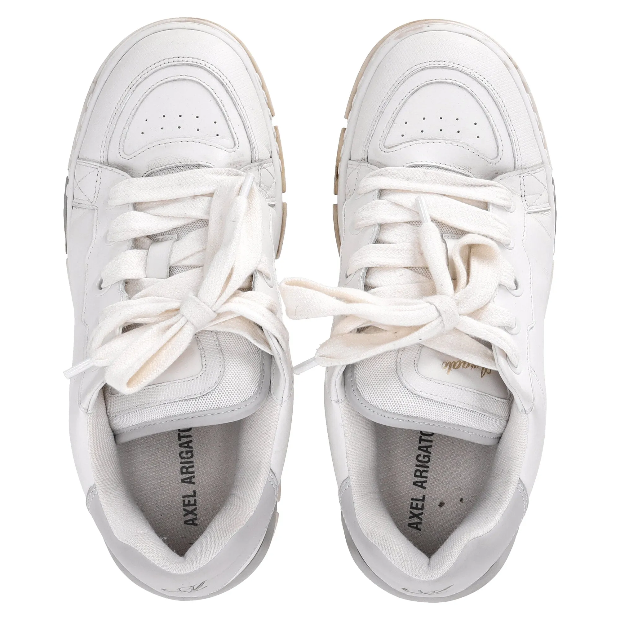 Axel Arigato Area Haze Sneakers in White Leather