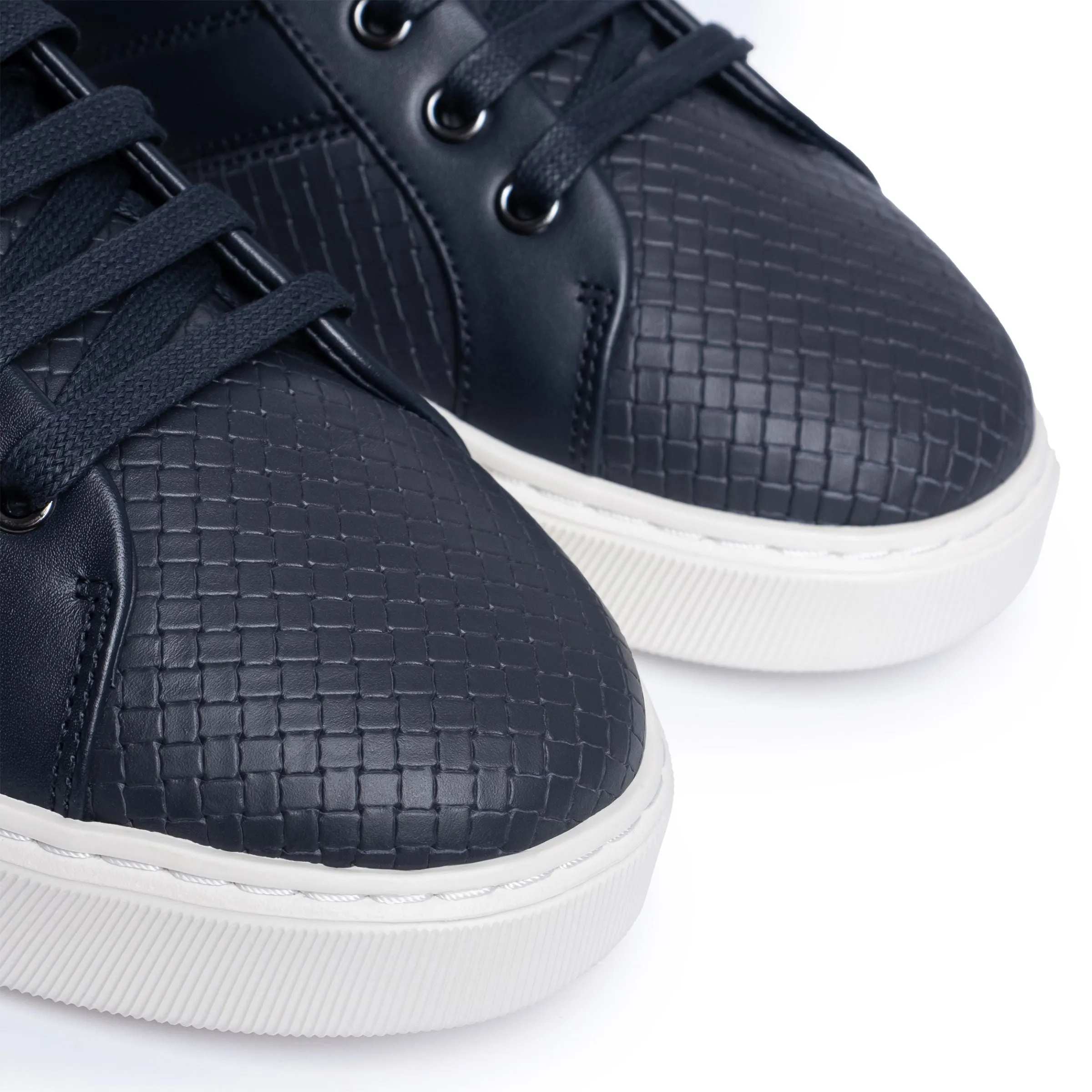 Bally Mirty 6238673 Men's Midnight Calf Leather Sneakers