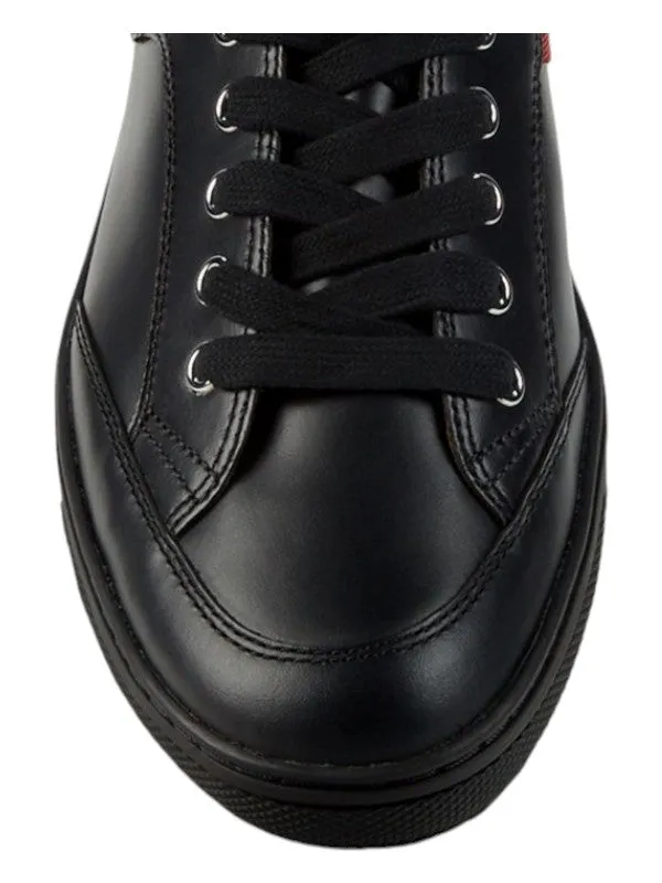 Bally Oldani Men's 6227952 Black High-Top Leather Sneakers