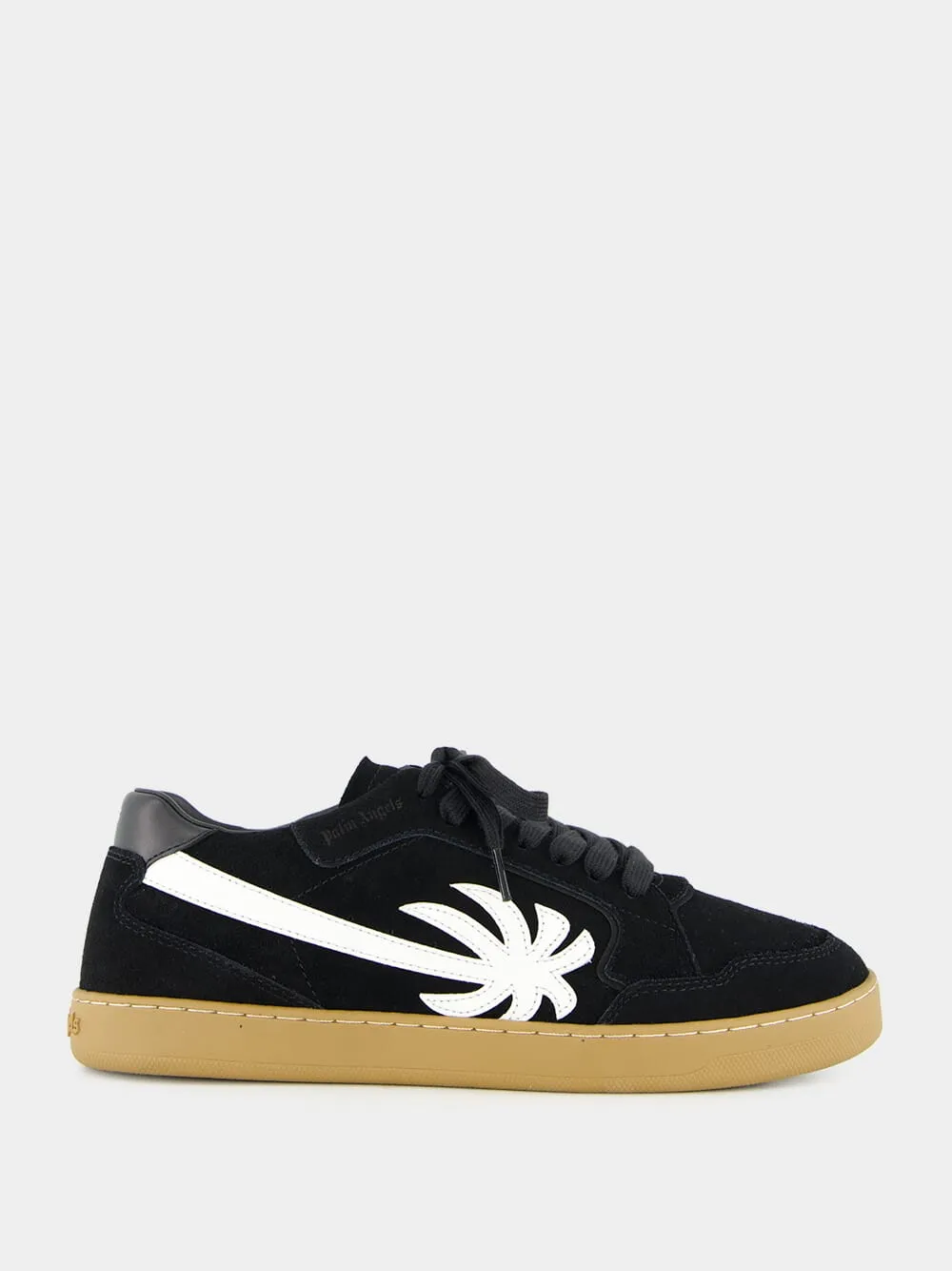 Black and White New Palm 1 Suede Sneakers