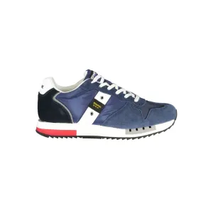 Blauer Polyester Men Men's Sneaker