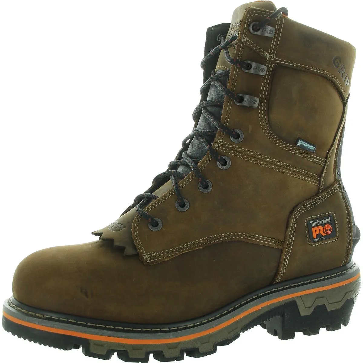 BOONDOCK HD Mens Waterproof Leather Work & Safety Boots