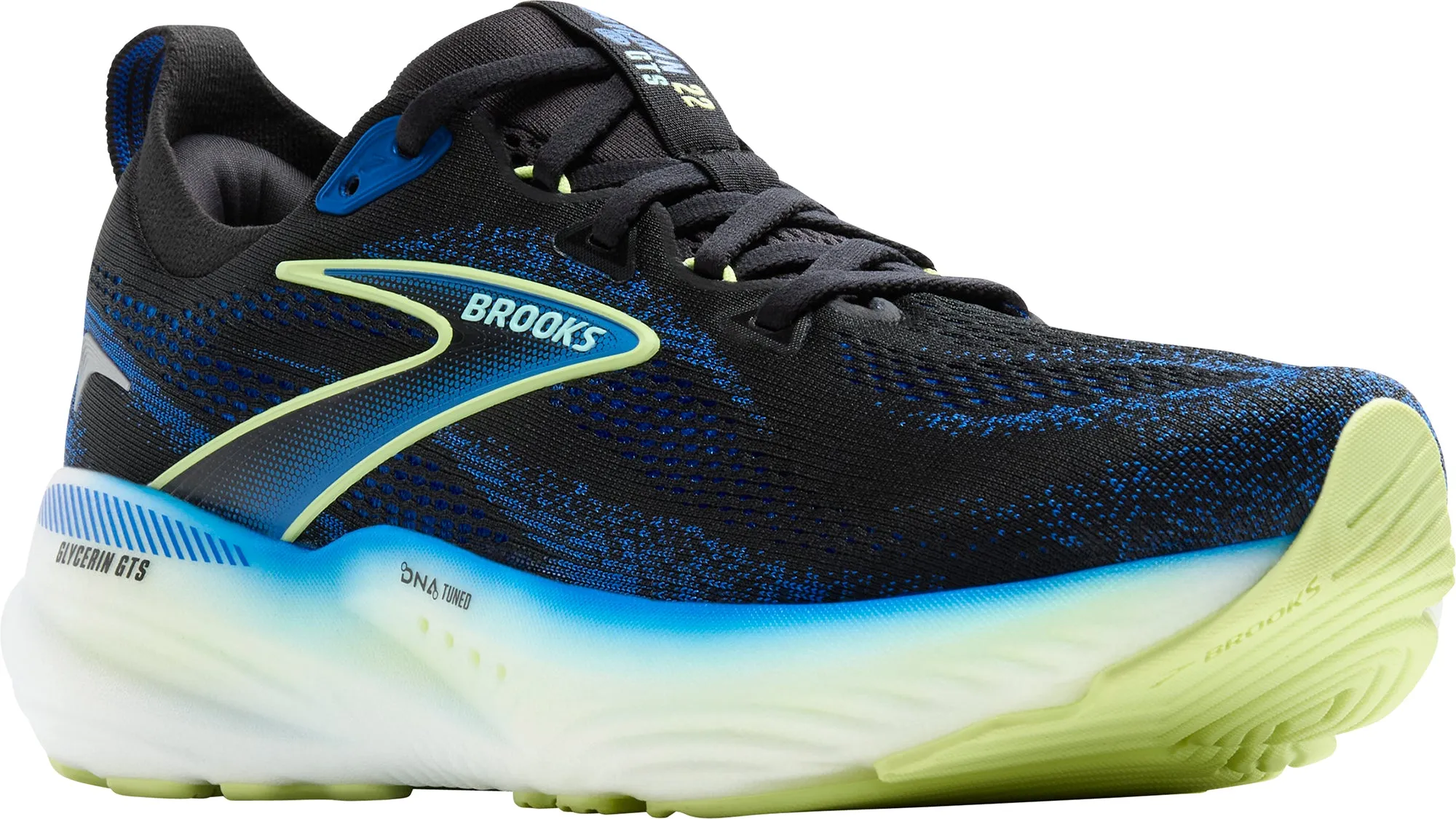 Brooks Glycerin GTS 22 WIDE FIT Mens Running Shoes - Black