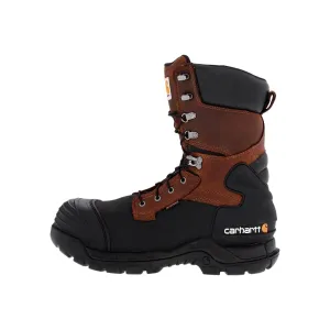 Carhartt CMC1259 10" Pac Safety Toe Boot Brown Oil Tanned Leather  CMC1259 Men's