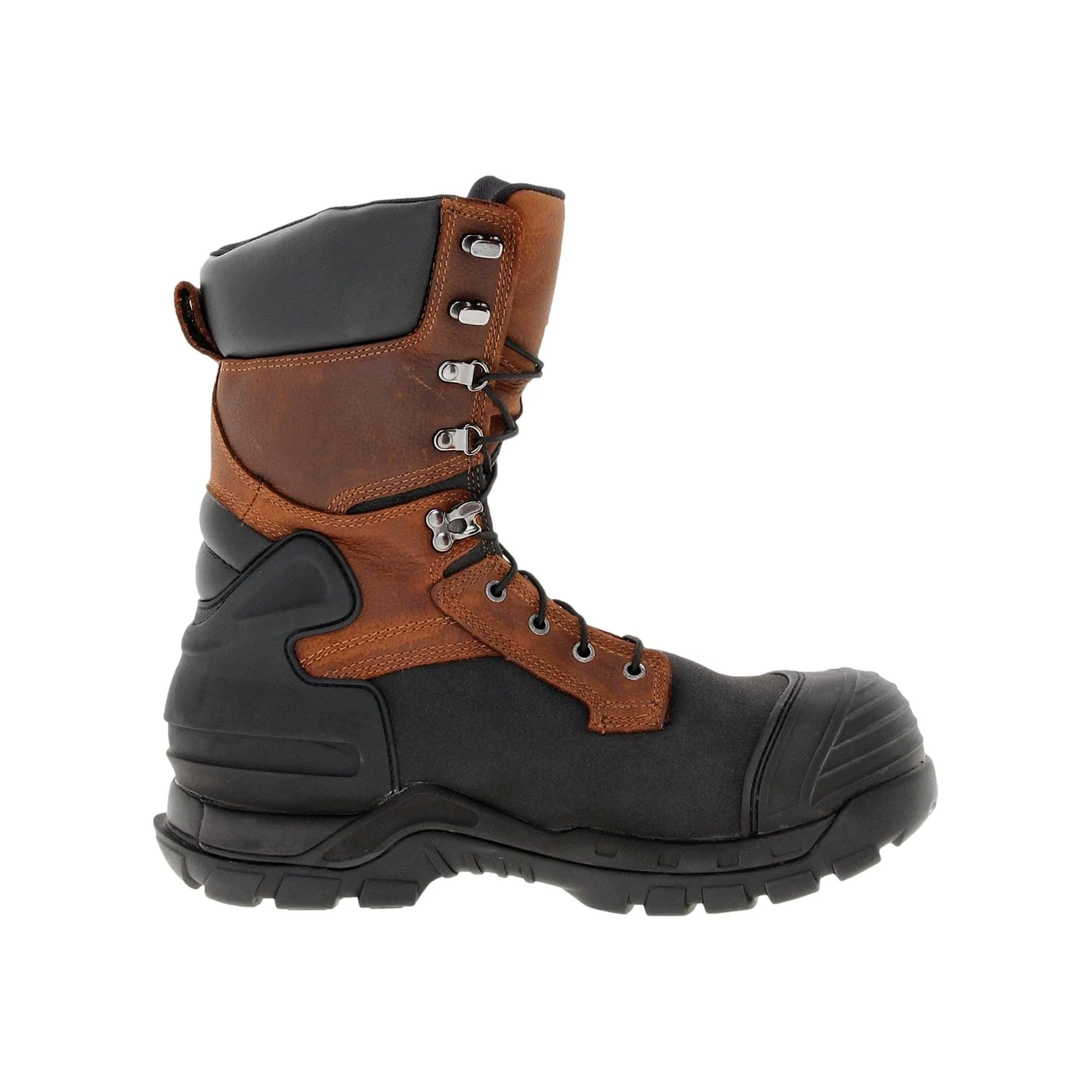 Carhartt CMC1259 10" Pac Safety Toe Boot Brown Oil Tanned Leather  CMC1259 Men's