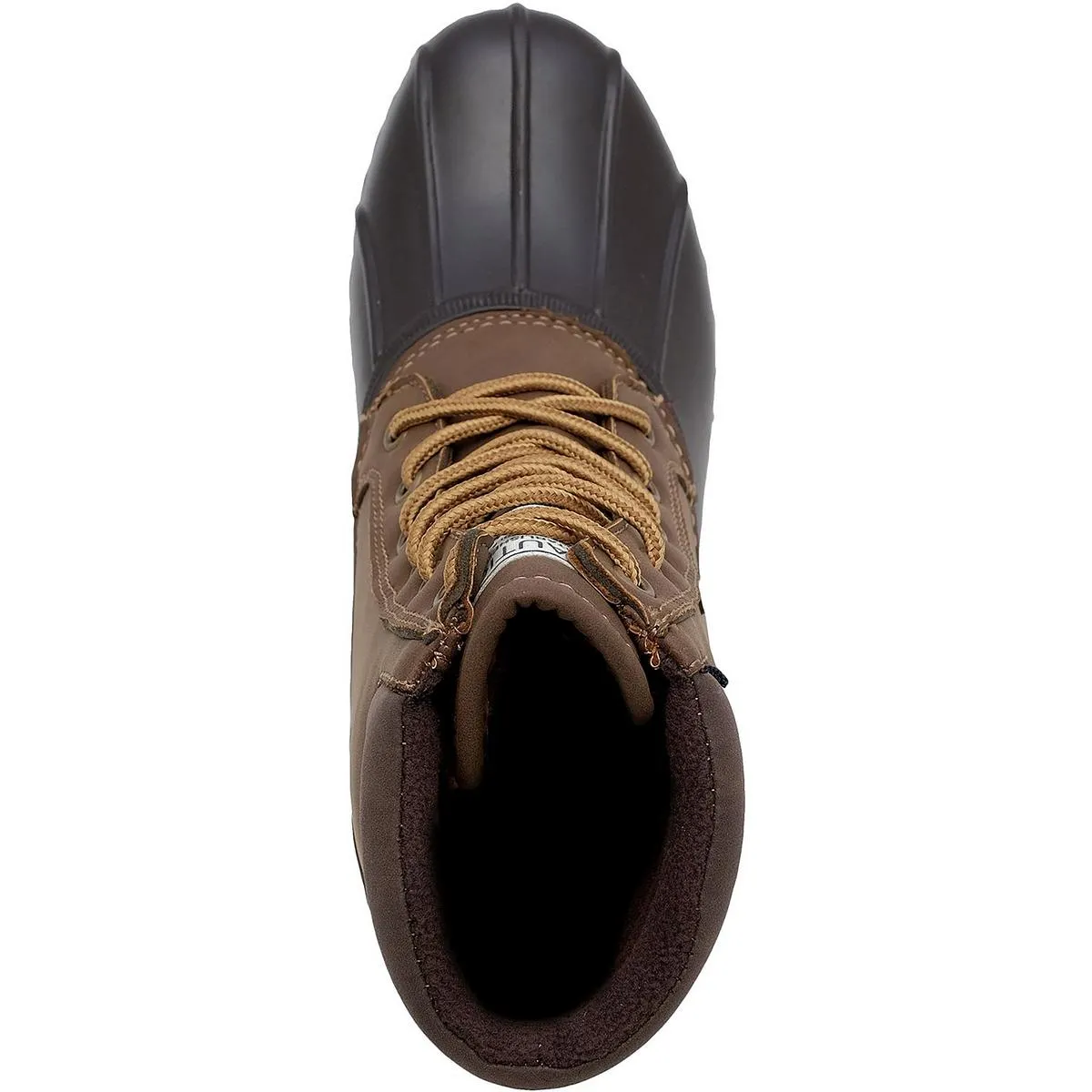 Channing Mens Faux Leather Lace-Up Winter & Snow Boots