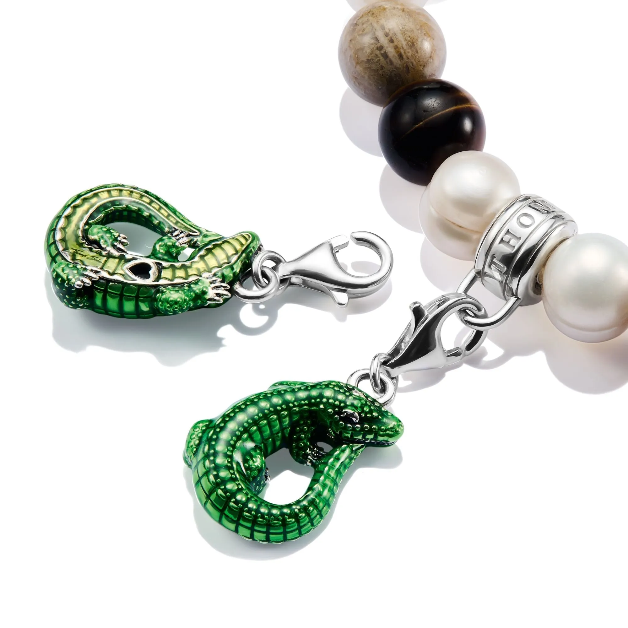 Charm pendant crocodile
