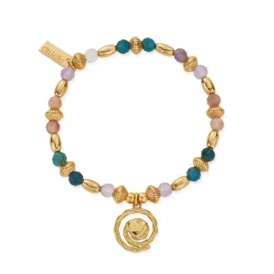 ChloBo Gold Plated Sterling Silver Spiritual Love Bracelet