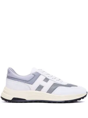 Chunky Rubber Sole Sneakers With Padded Ankle