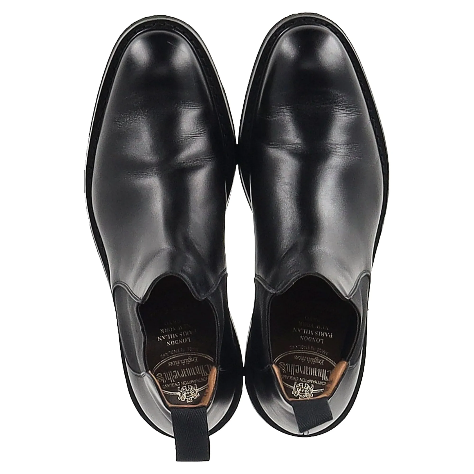 Church's Welwyn Chelsea Ankle Boots in Black Leather