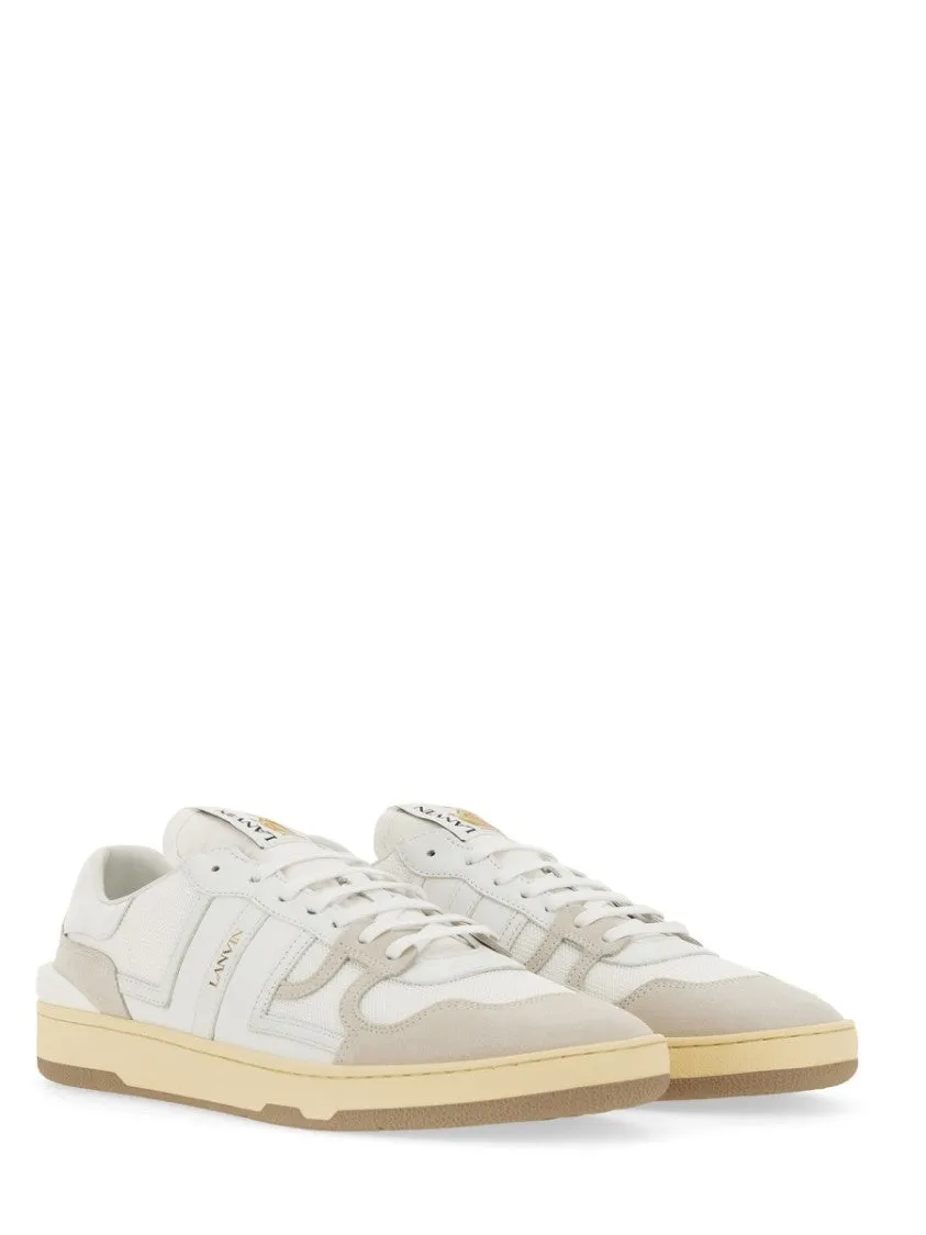 Clay" Low Top Sneakers With Woven Polyester