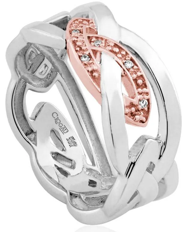 Clogau Eternal Love Sterling Silver Ring N