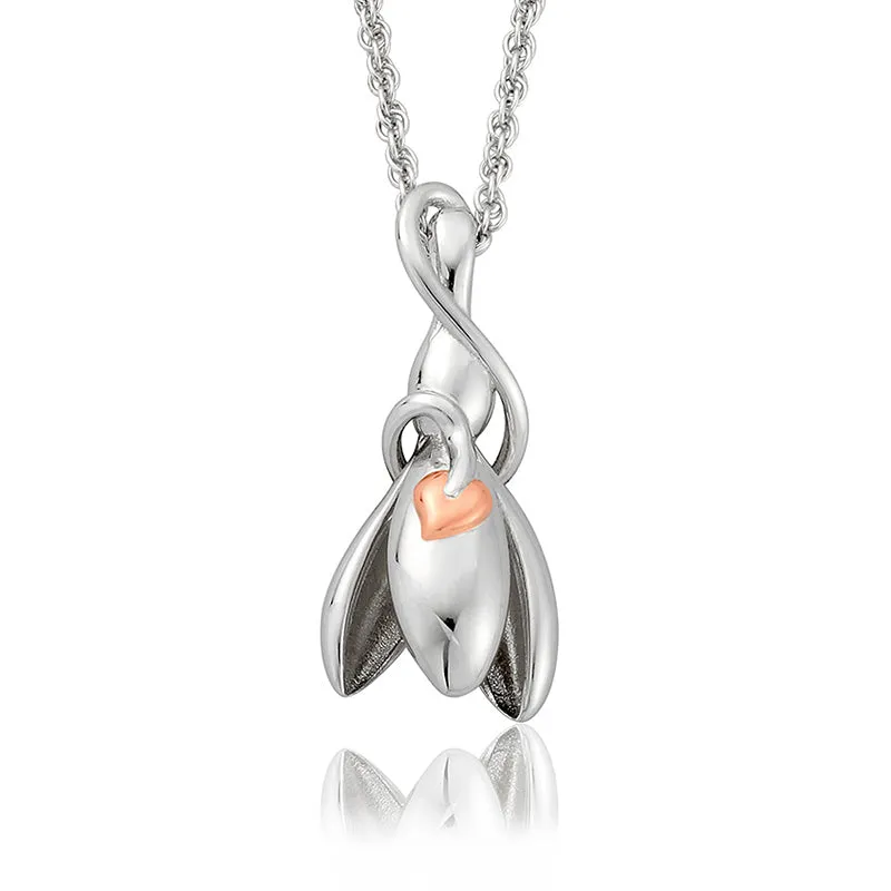 Clogau Snowdrop Sterling Silver Necklace