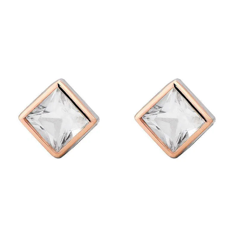 Clogau Welsh Royalty Sterling Silver Stud Earrings D