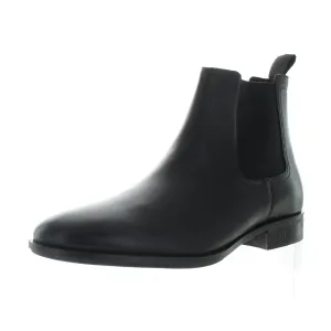 COLBY  Mens Faux Leather Almond toe Chelsea Boots