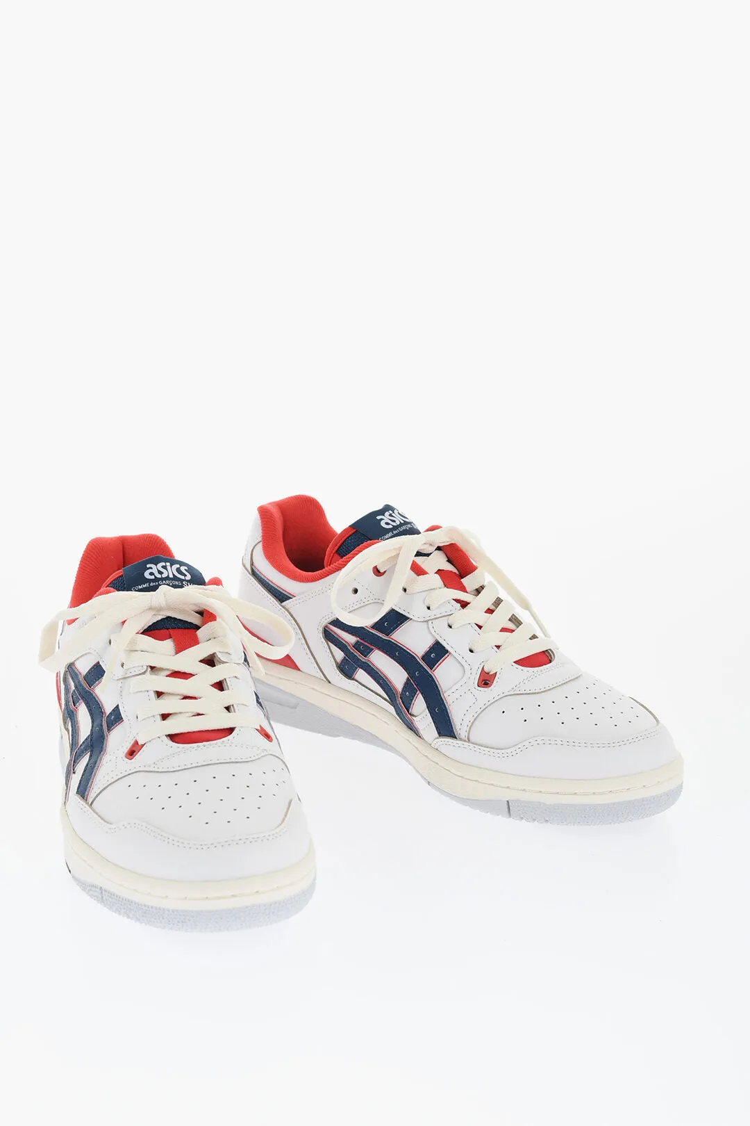 Comme Des Garons Shirt Asics Leather Ex89 Low Top Sneakers With Contrasting D
