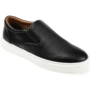 CONLEY Mens Leather Round toe Casual And Fashion Sneakers
