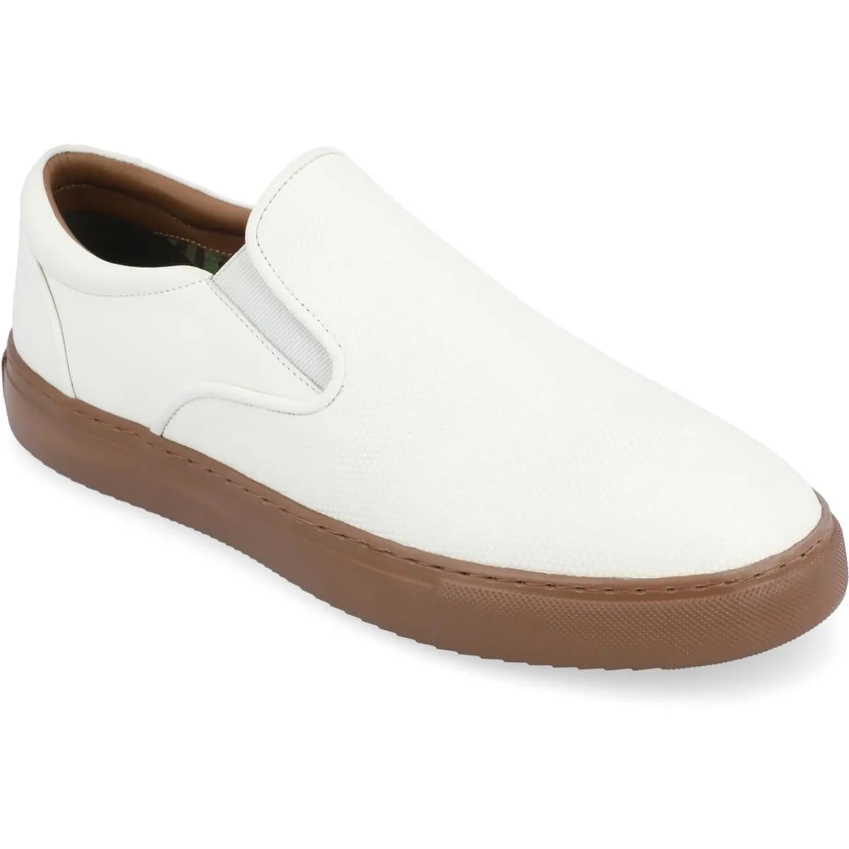 CONLEY Mens Leather Round toe Casual And Fashion Sneakers