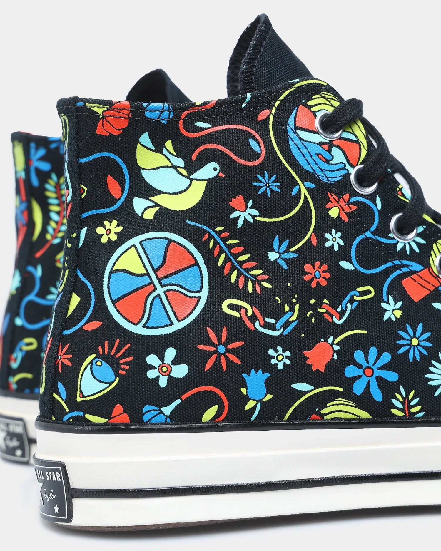 Converse Chuck 70 Peace & Unity Black/Poppy Glow