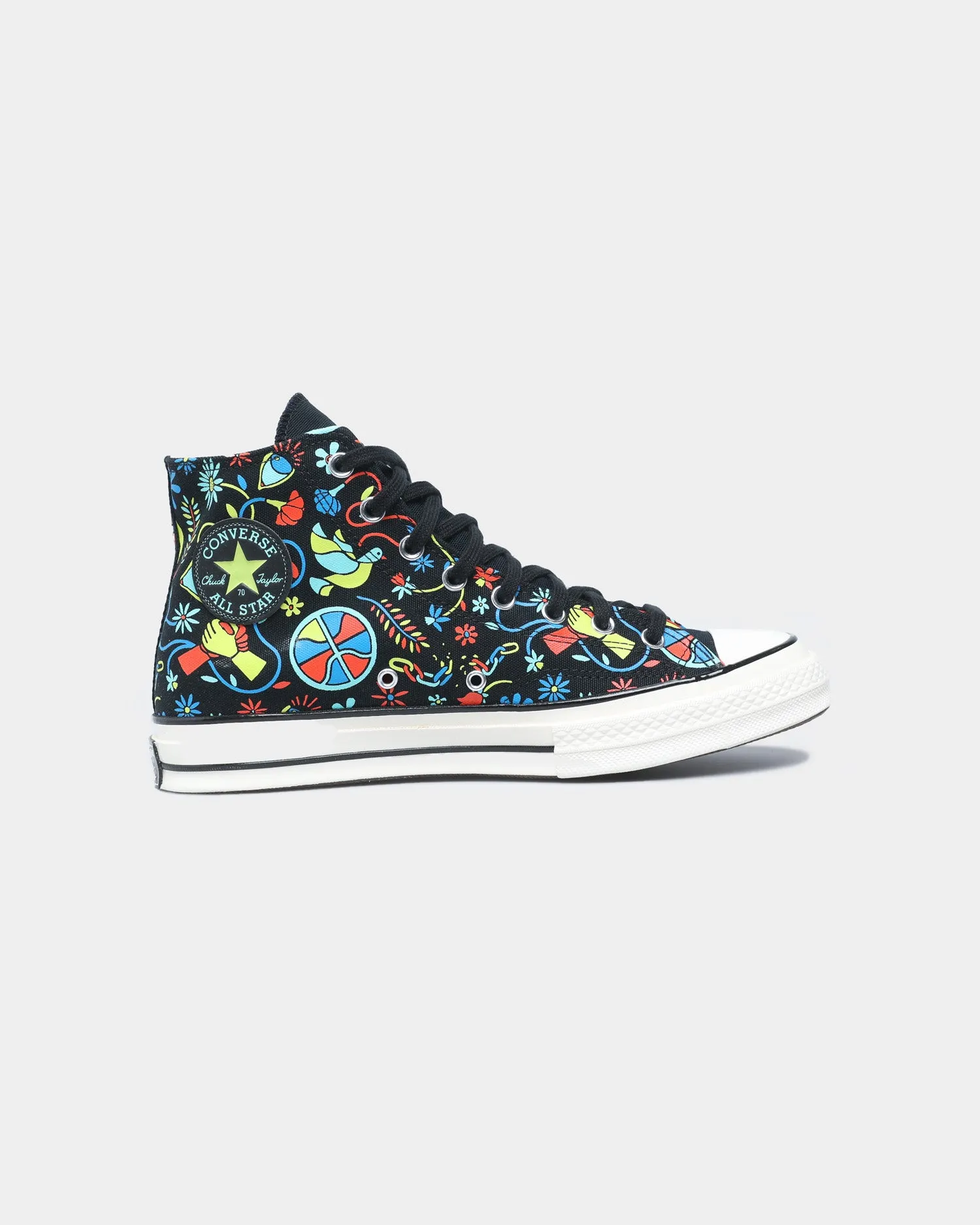 Converse Chuck 70 Peace & Unity Black/Poppy Glow