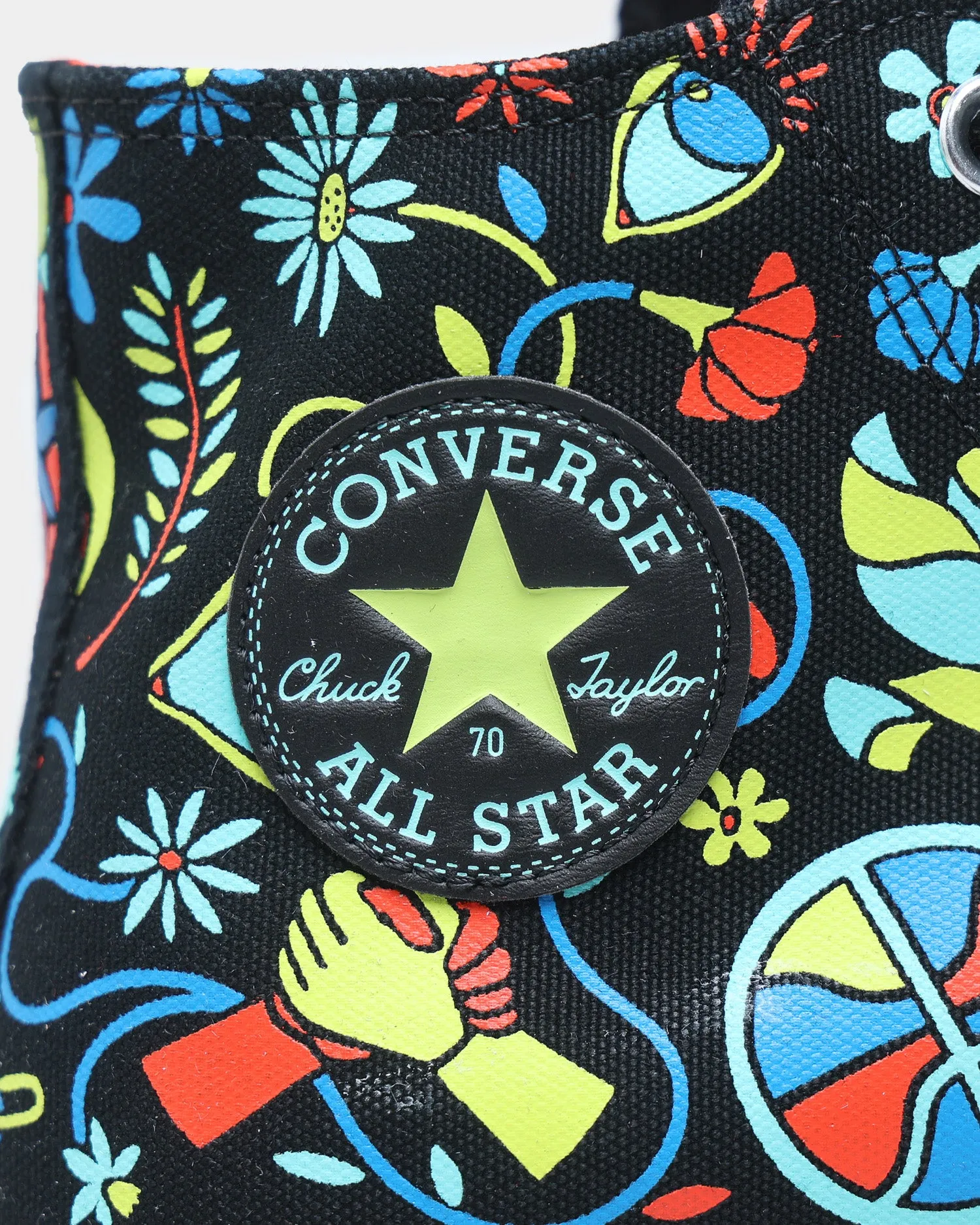 Converse Chuck 70 Peace & Unity Black/Poppy Glow