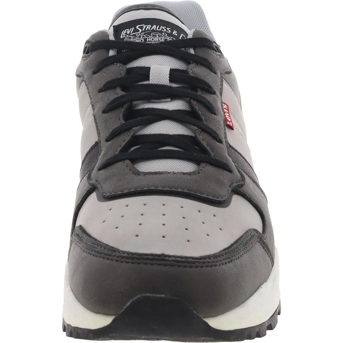 Dash Mens Lace-Up Faux Leather Casual And Fashion Sneakers
