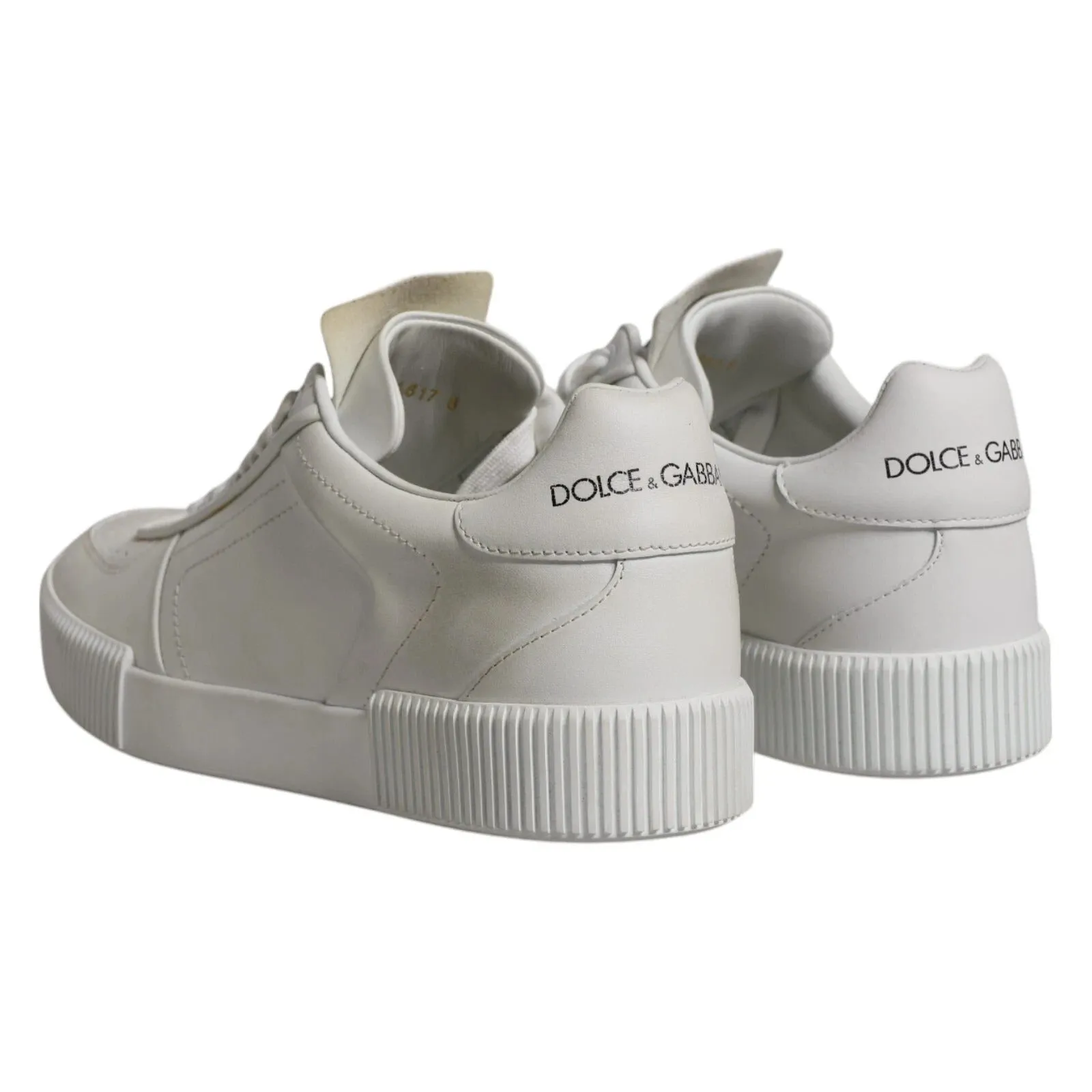 Dolce & Gabbana Miami Leather Low Top Sneakers Men's Shoes (Pre-Owned)
