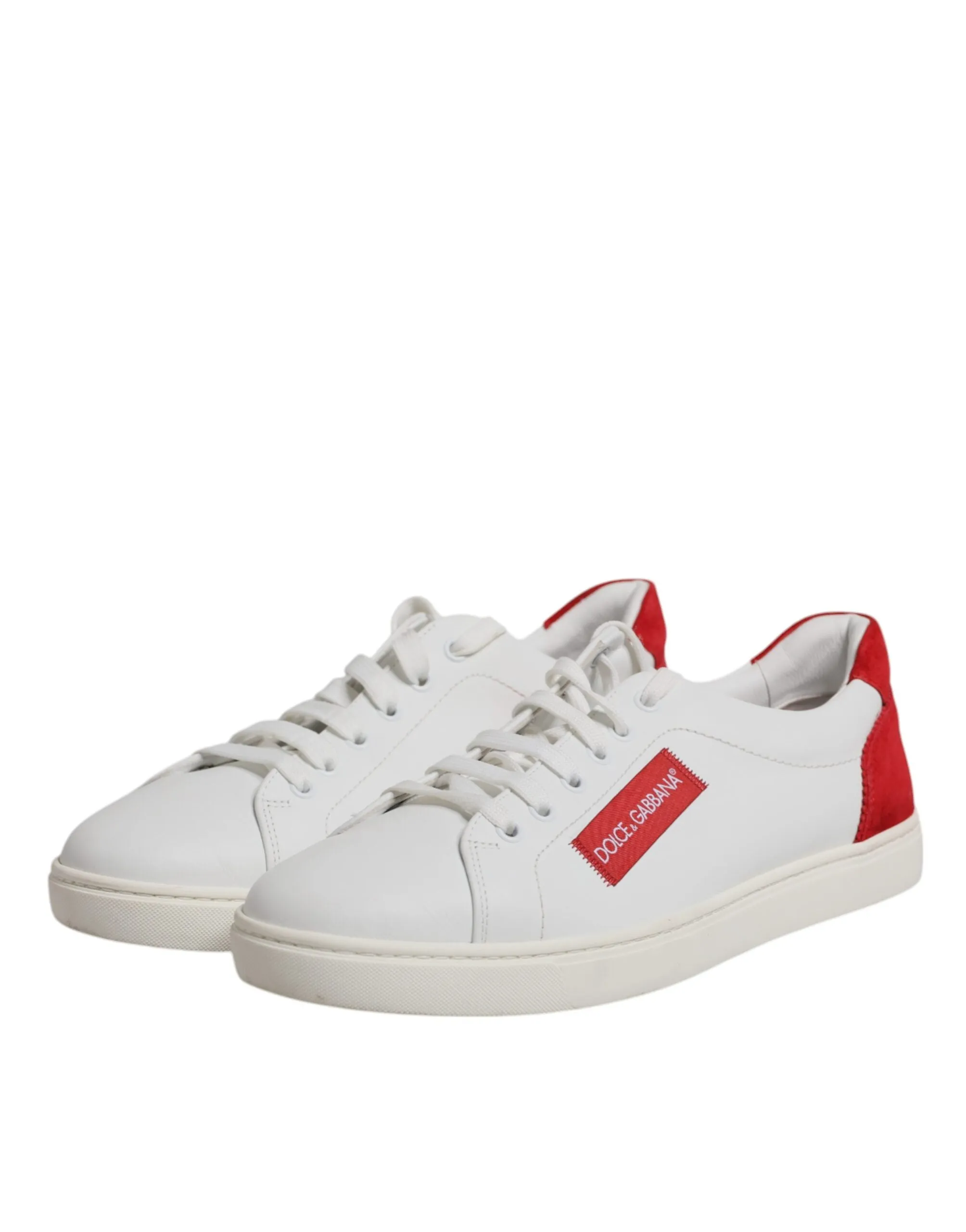 Dolce & Gabbana Suede Leather Low Top Sneakers Men's Shoes (Pre-Owned)