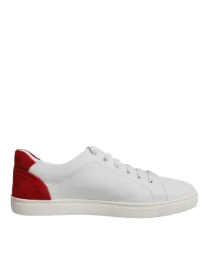 Dolce & Gabbana Suede Leather Low Top Sneakers Men's Shoes (Pre-Owned)