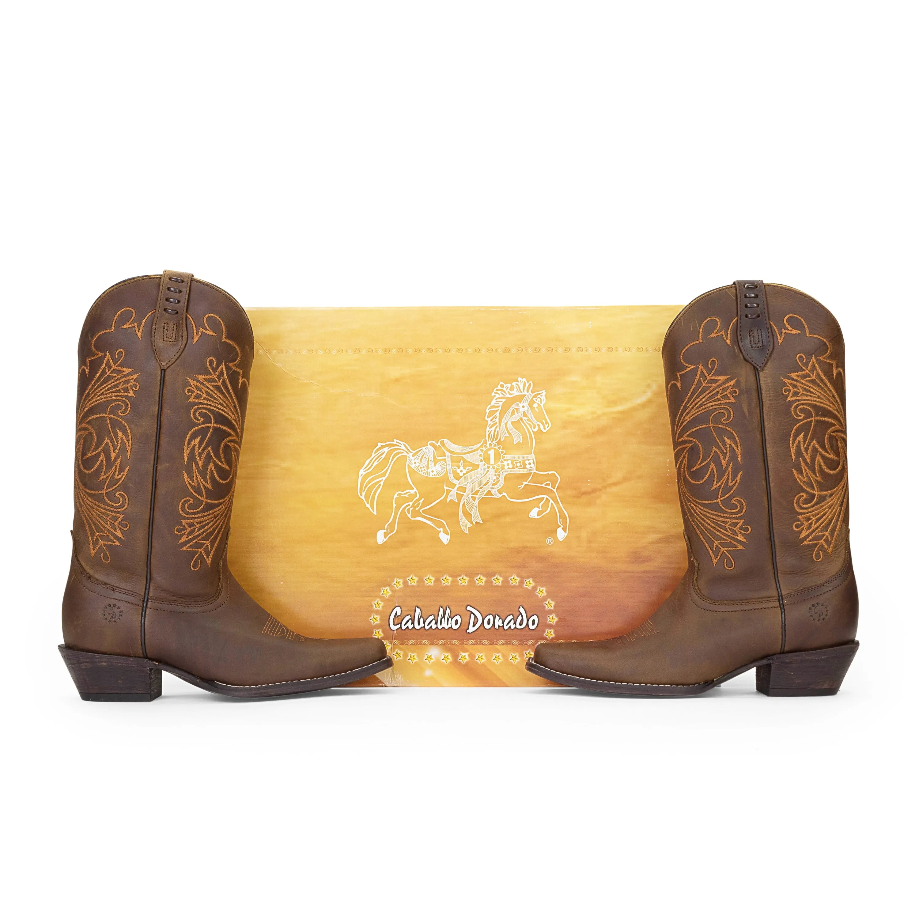 DORADO M RODEO BROWN ANKLE BOOTS