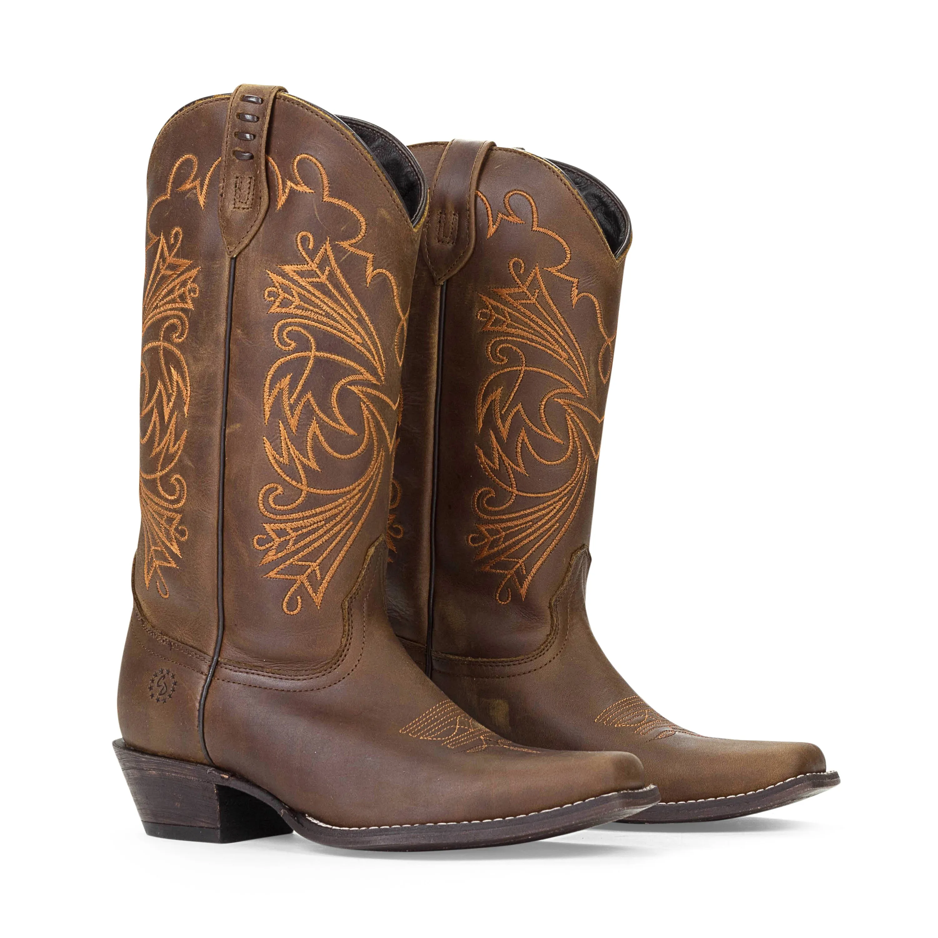 DORADO M RODEO BROWN ANKLE BOOTS