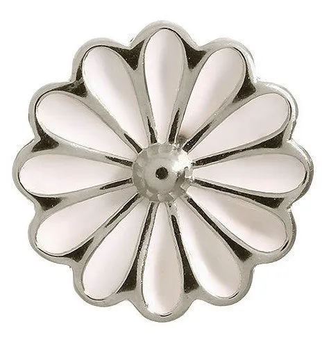 Endless Jewellery Charm Daisy White Silver