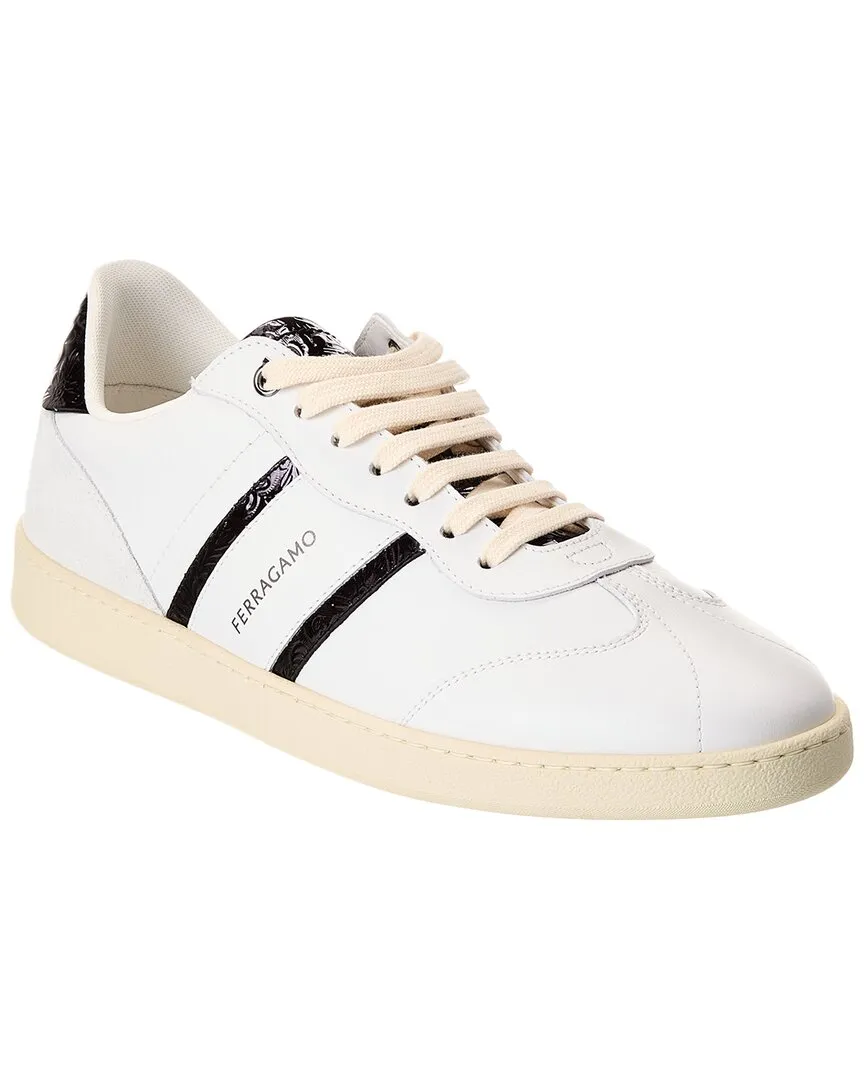 Ferragamo Achille 2 Leather Sneaker
