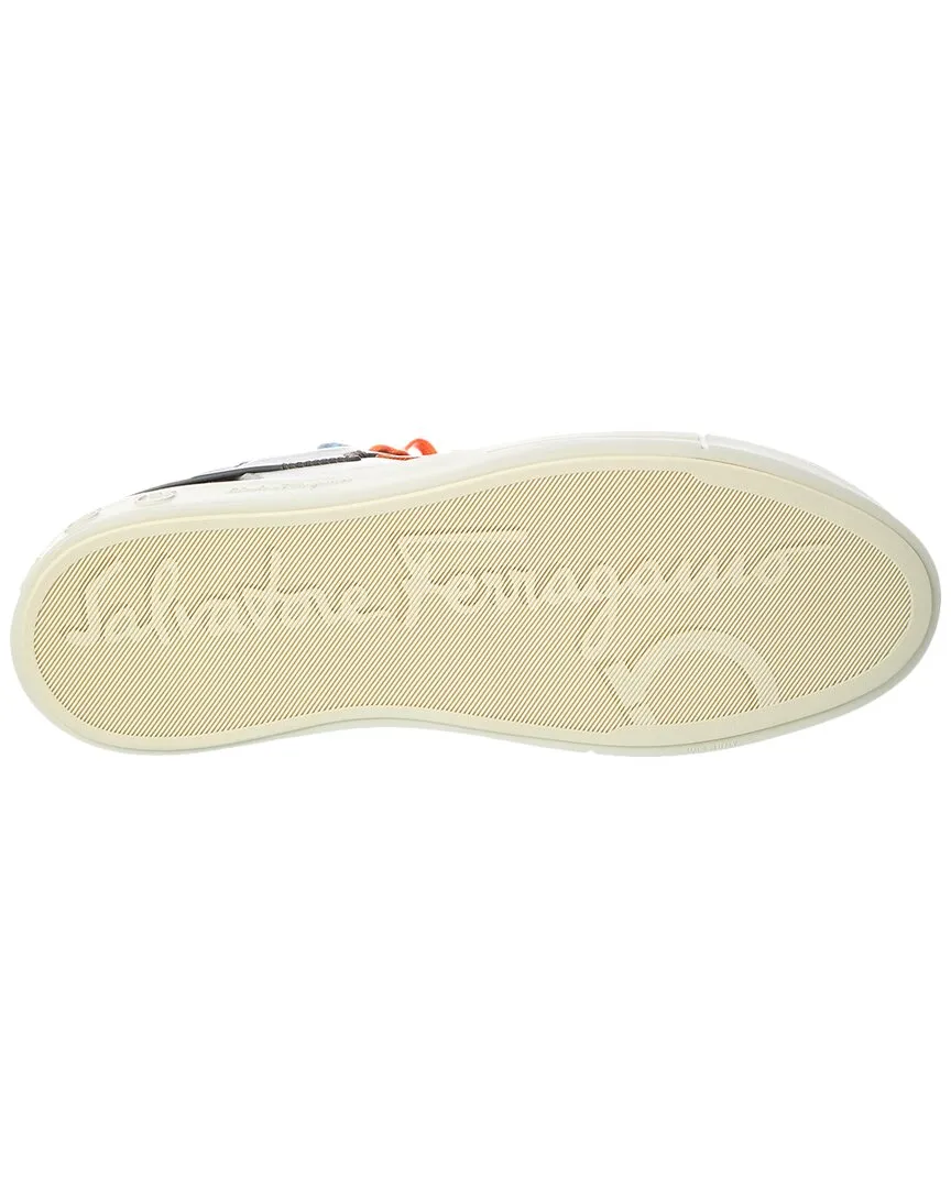 Ferragamo Neely Leather Sneaker