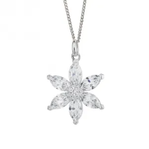 Flower Zirconia Pendant P5236C