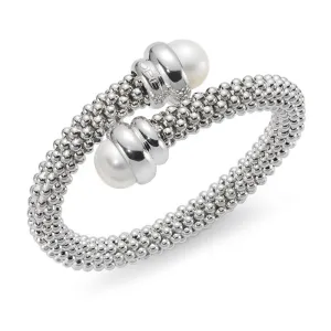 Fope Silverfope Fizzy Sterling Silver Pearl Bracelet