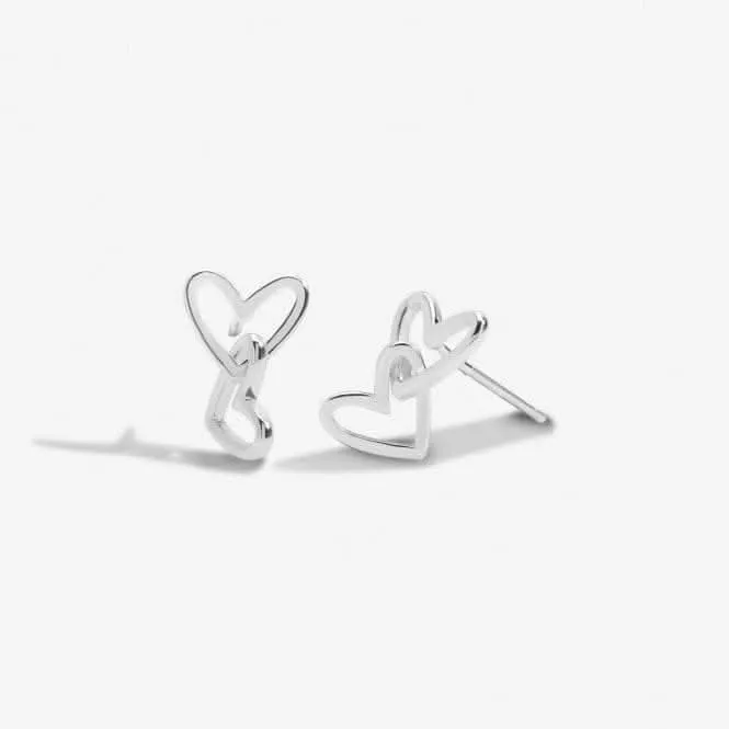 Forever Yours Happy Birthday Silver Plated Earrings 6759